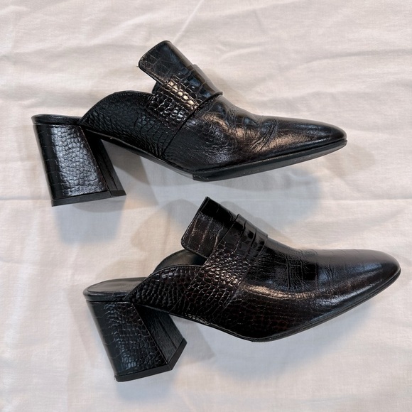 Freda Salvador CROCODILE MULES size 8.5 - Picture 1 of 5
